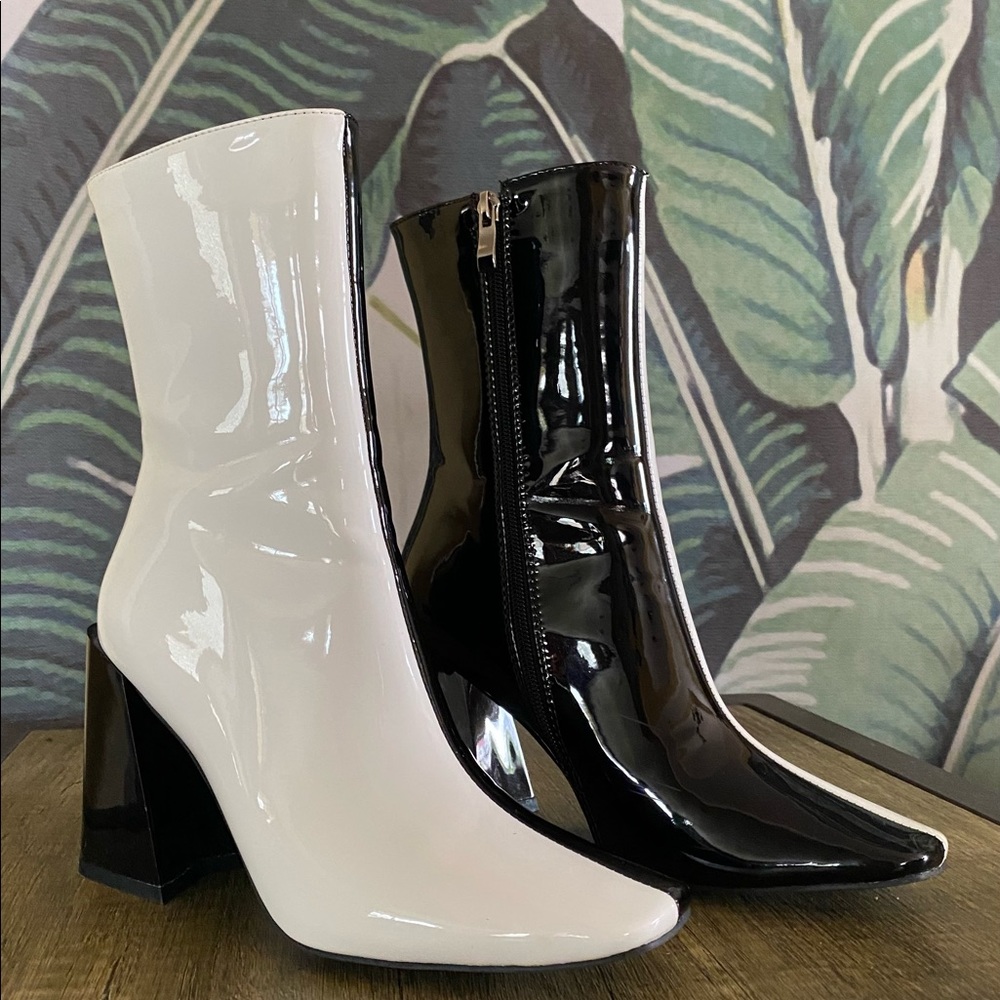 Mod Squad patent GoGo boots